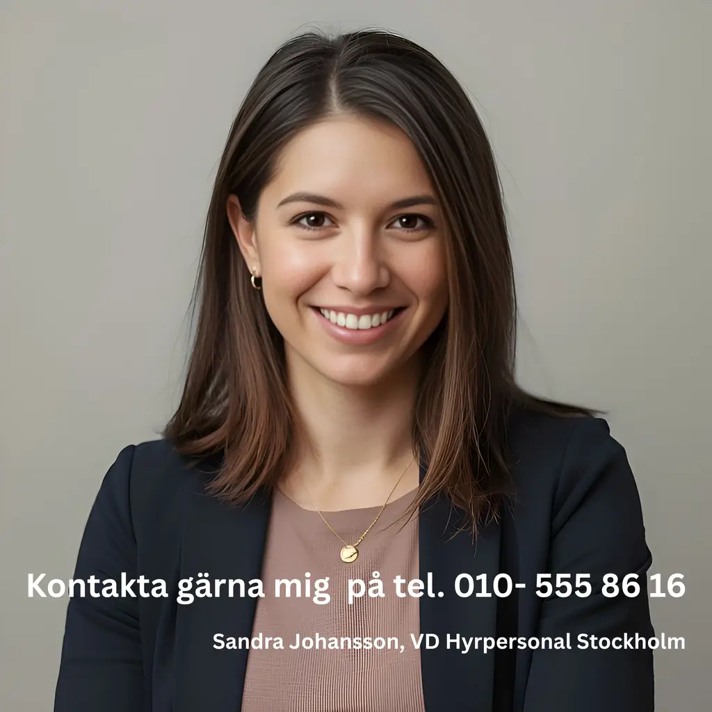 Sandra Johansson VD Hyrpersonal Stockholm Sandra Johansson VD Hyrpersonal Stockholm